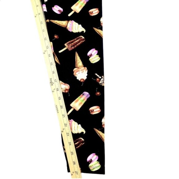 Vibrant LuLaRoe Ice Cream Print Leggings for Women - Tall & Curvy Perfect Fit - Picture 12 of 12